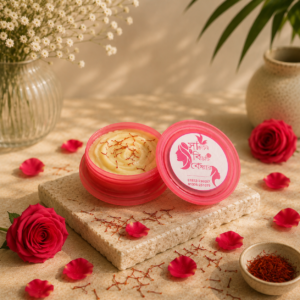 zafran glow cream saffron mixed